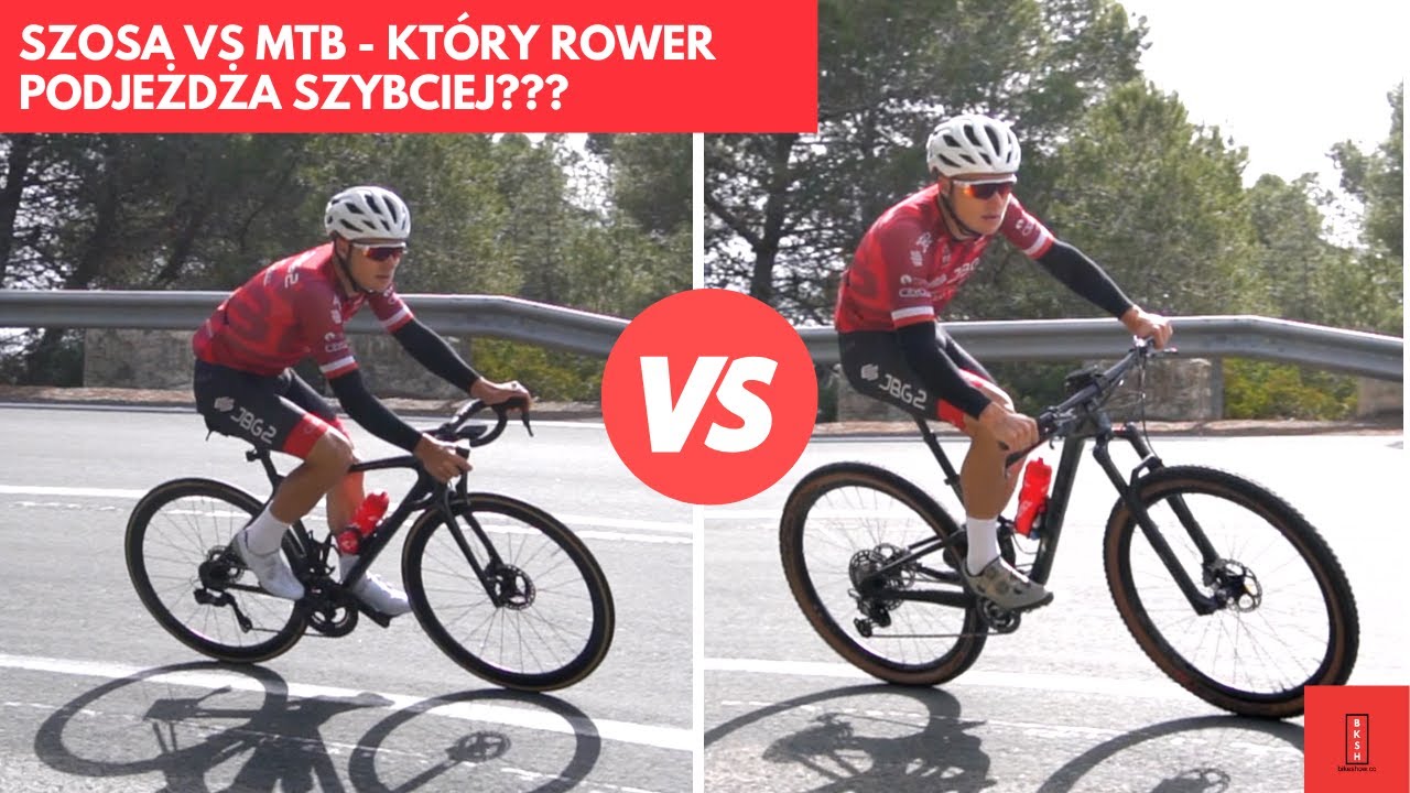 Rower szosowy vs. rower górski - który z nich szybciej podjeżdża?