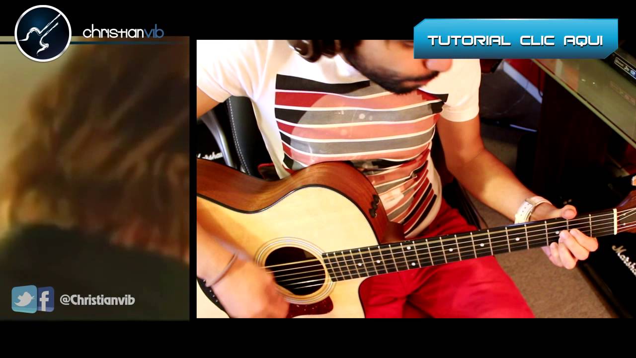 Heroe - Enrique Iglesias Guitarra - Cover Acustico Tutorial Christianvib Demo