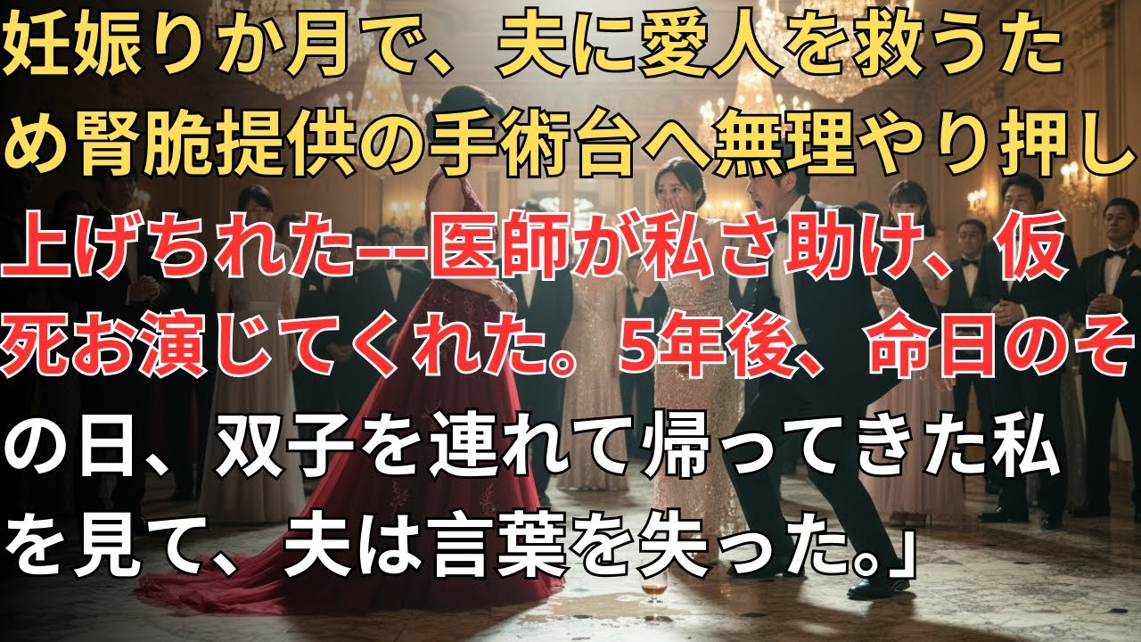 💔 妊娠7か月の私を捨て、愛人を選んだ夫――5年後、再会した彼は私の正体を知り崩れ落ちた😮
