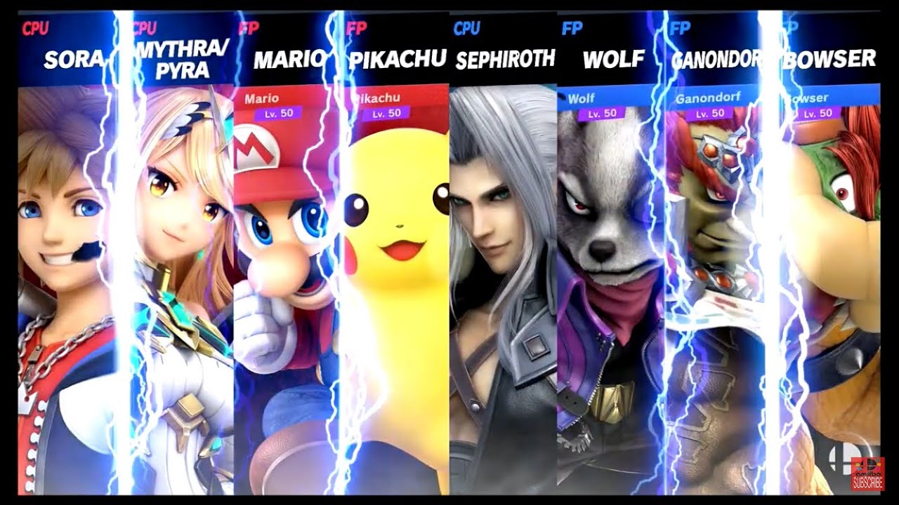 Super Smash Bros Ultimate Amiibo Fights – Sora & Co #332 Heroes vs Villains Stamina Battle