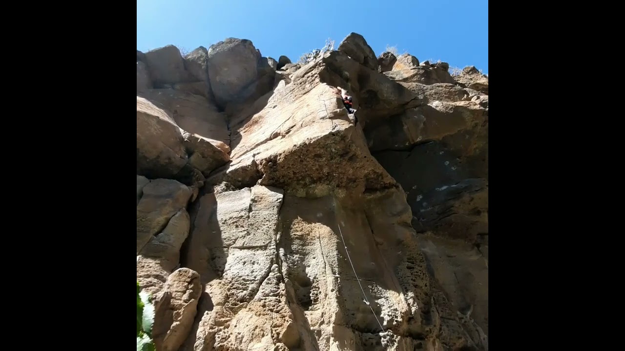 Escalada en Tenerife | Arico Abajo | La Tech&iacute;n (7c)