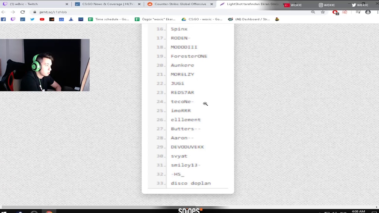 W0XİC FPL'DEN KİCKLENENLERİ KONUŞUYOR (TECONE-İMOR-LURZ-ASLAN)