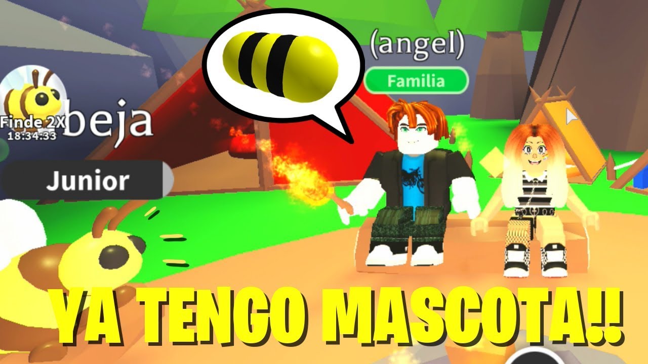 YA TENGO MASCOTA!! Y ME REGALAN UNA ABEJA!! 🐝 EN ADOPT ME en ROBLOX