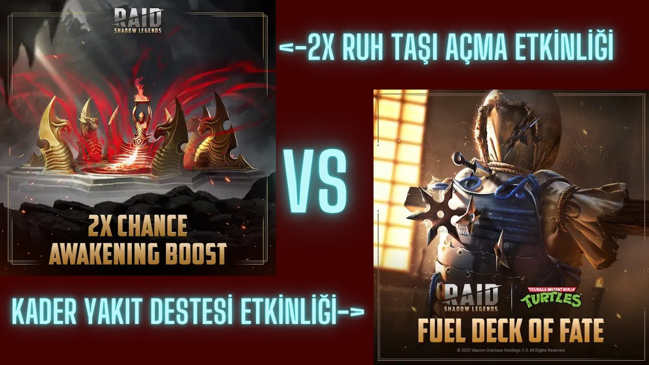 Kader Yakıt Destesi için X2 Ölümlü Ruh Taşlarını Açtık. Raid Shadow Legends Türkçe
