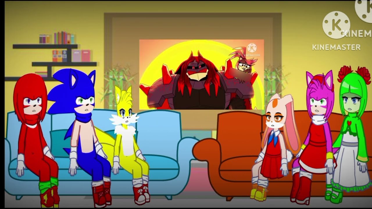 sonic x anime react to there's something about amy part 6