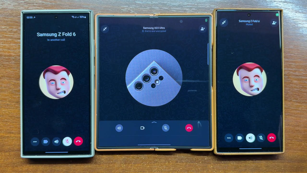 Samsung S24 Ultra vs S23 Ultra WhatsApp & Telegram Outgoing Call to Samsung Z Fold 6 +Incoming Call