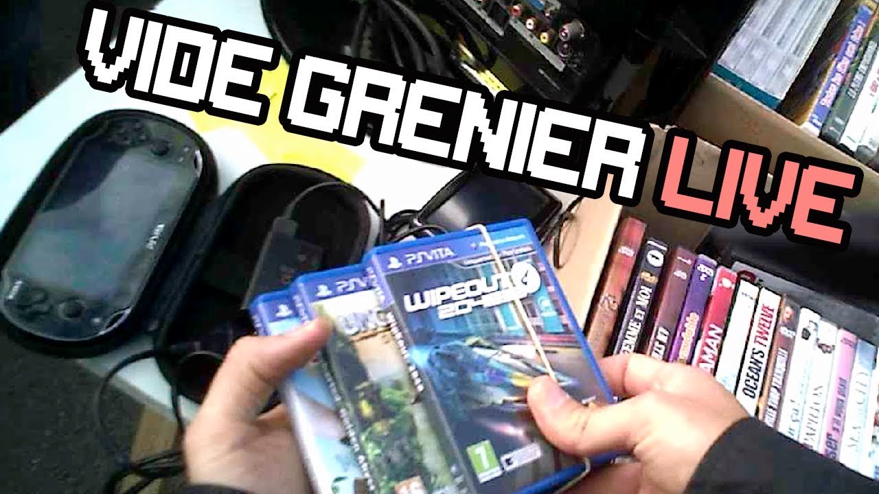 Vide grenier LIVE : PS VITA !