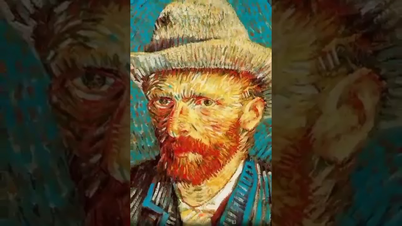 Gli autoritratti di Van Gogh, spiegazione, ed esecuzione dal vivo della Tecnica pittorica