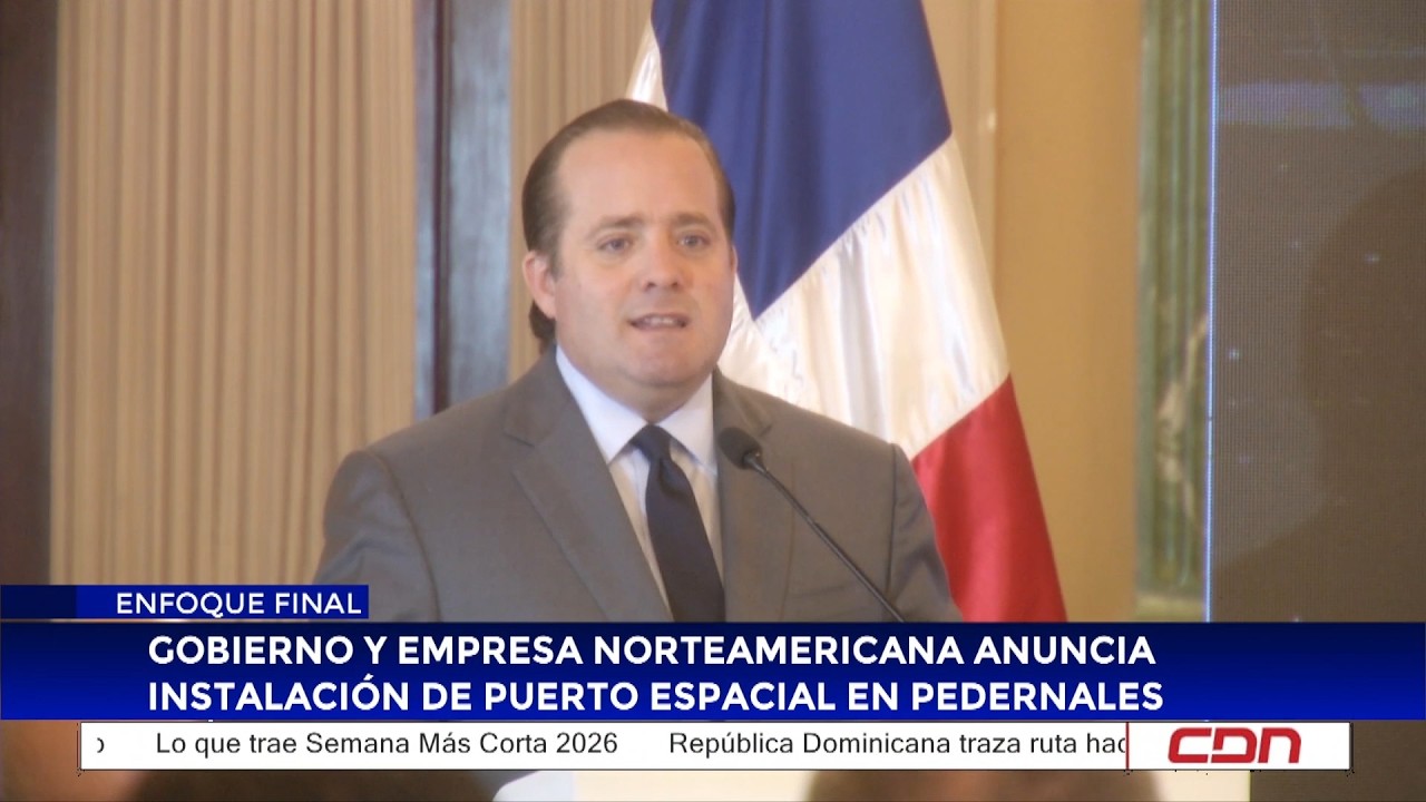 Gobierno y empresa norteamericana anuncian instalación de puerto espacial en Pedernales