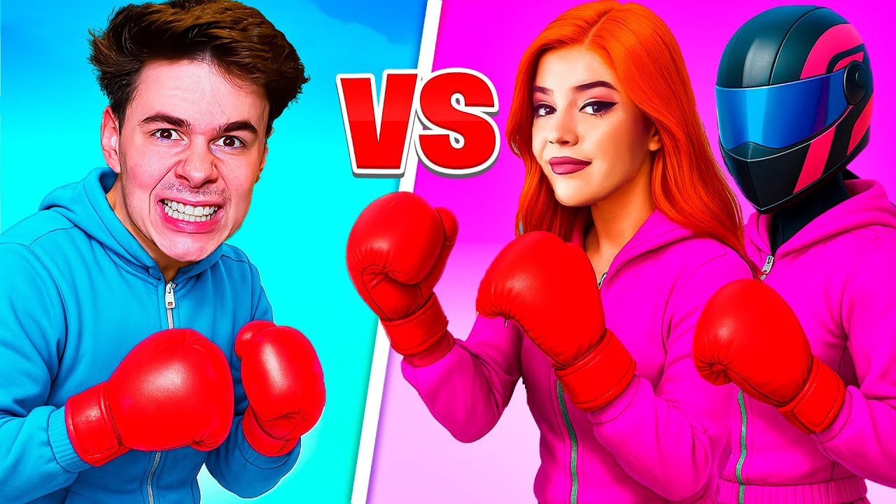 1 Băiat Vs 2 Fete Pe Fortnite Pentru $500
