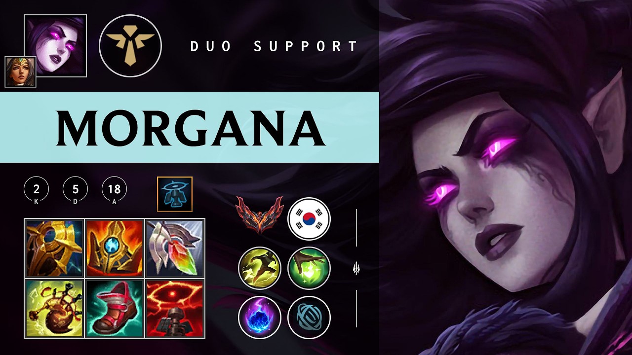 Morgana Support vs Bard - KR Grandmaster Patch 26.04