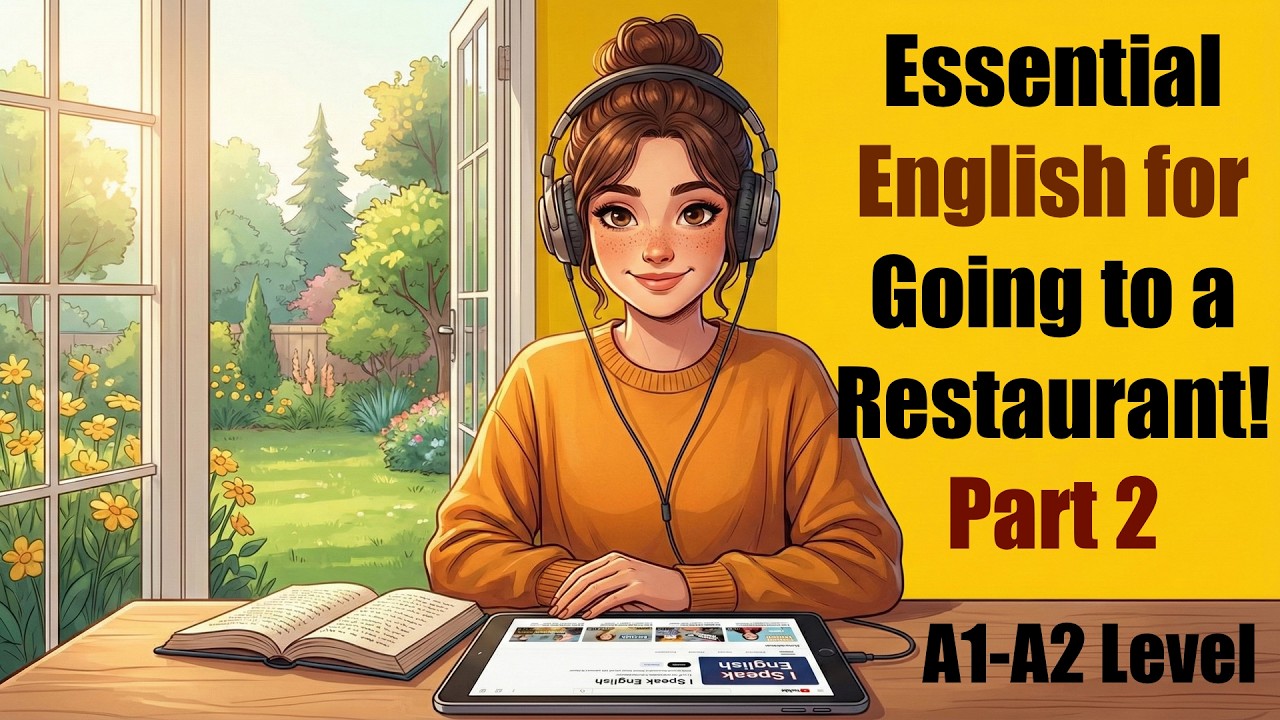 Essential English for Going to a Restaurant   Part 2