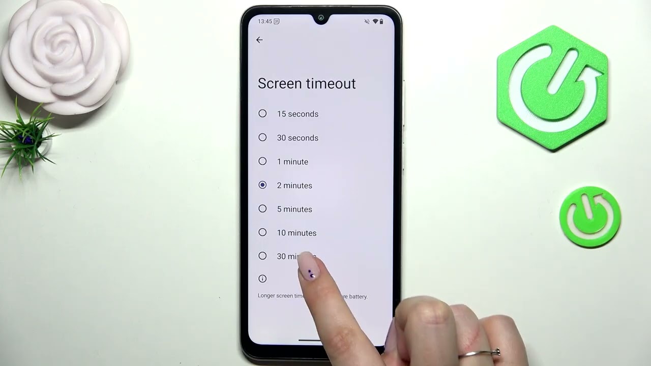 REDMI A5 – How to Change Screen Timeout