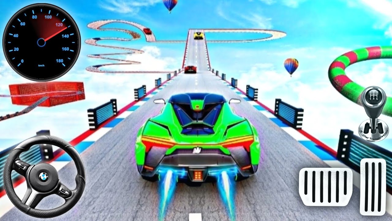 Thrilling Car Stunt Racing - Sports Car - Car Stunt Racing 2024 (Android Gameplay)