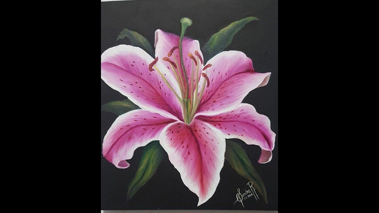 Cómo pintar una flor