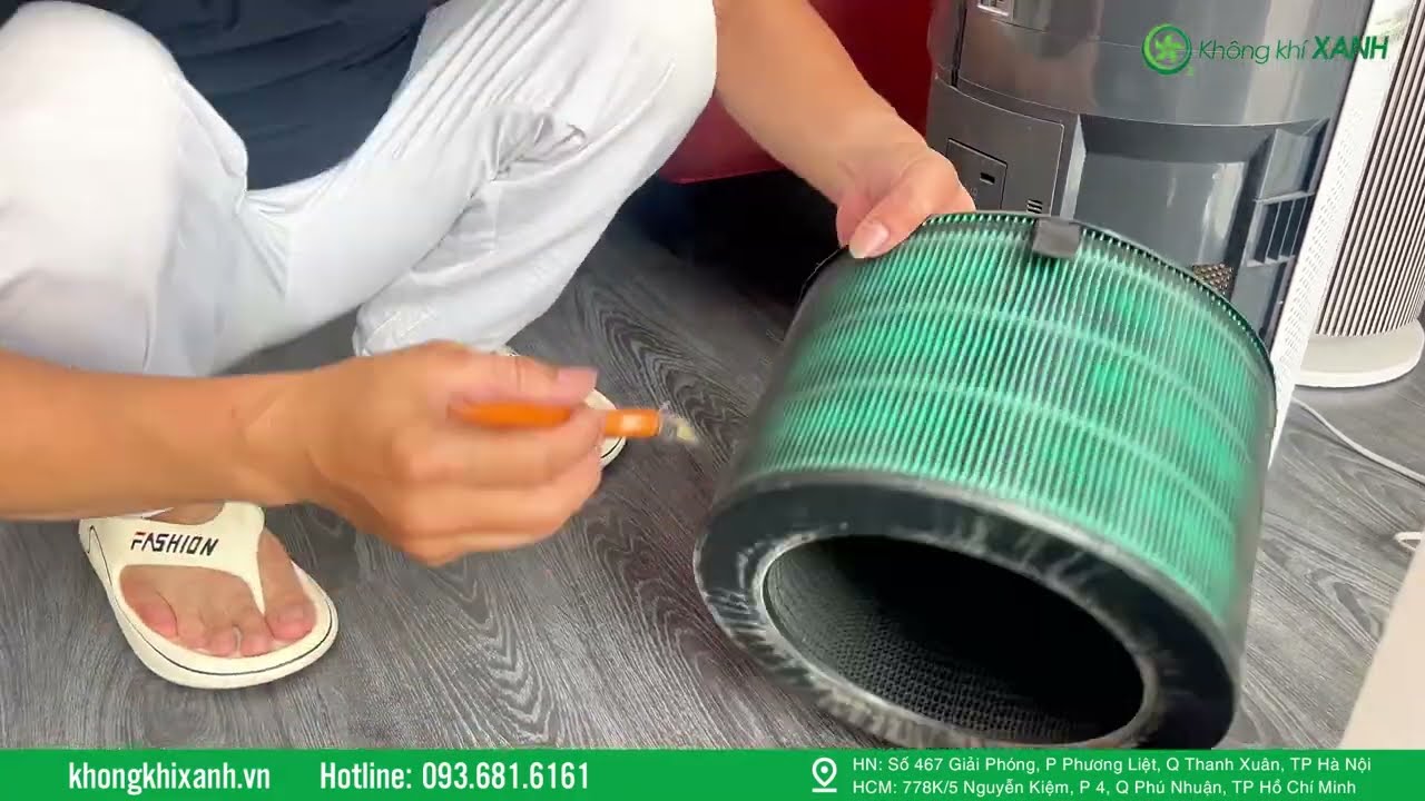 Không Khí XANH | Hướng Dẫn Vệ Sinh Máy Lọc Không Khí LG Puricare 360 HIT AS60GHWG0