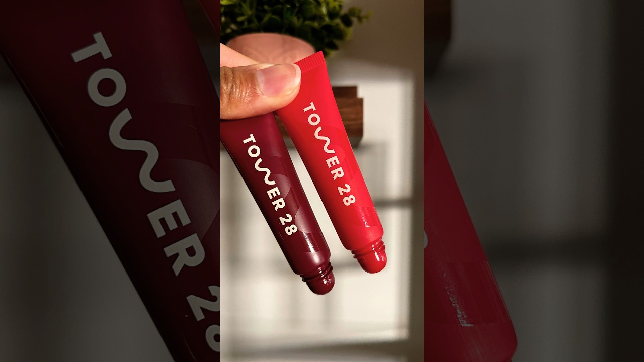 Tower 28 LipSoftie Tinted Lip Treatment Review & Swatches on Brown Skin