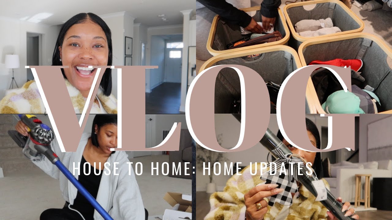 HOME UPDATES: CLOSET UPDATE, VACUUM CHRONICLES, & CHRISTMAS SHOP WITH ME/HAUL  | Diam Jackson