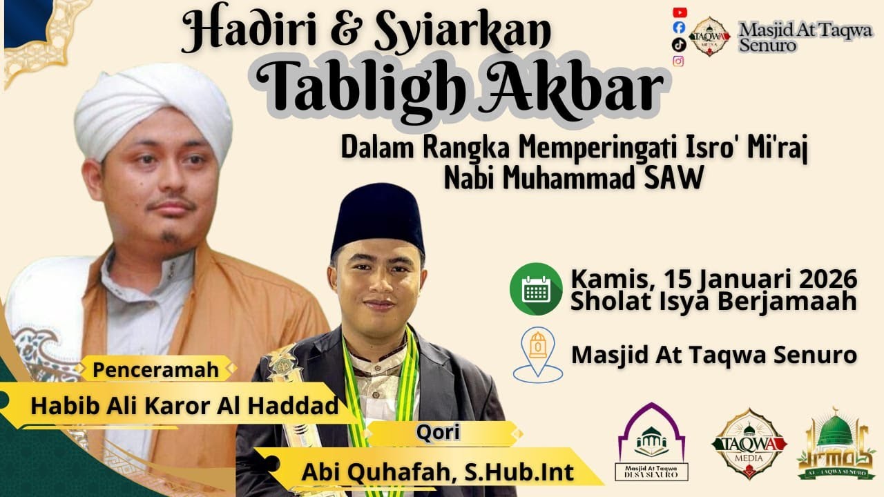 Sholat Isya Berjamaah Bersama Ust. Abi Quhafah, S.Hub.Int Qori Nasional