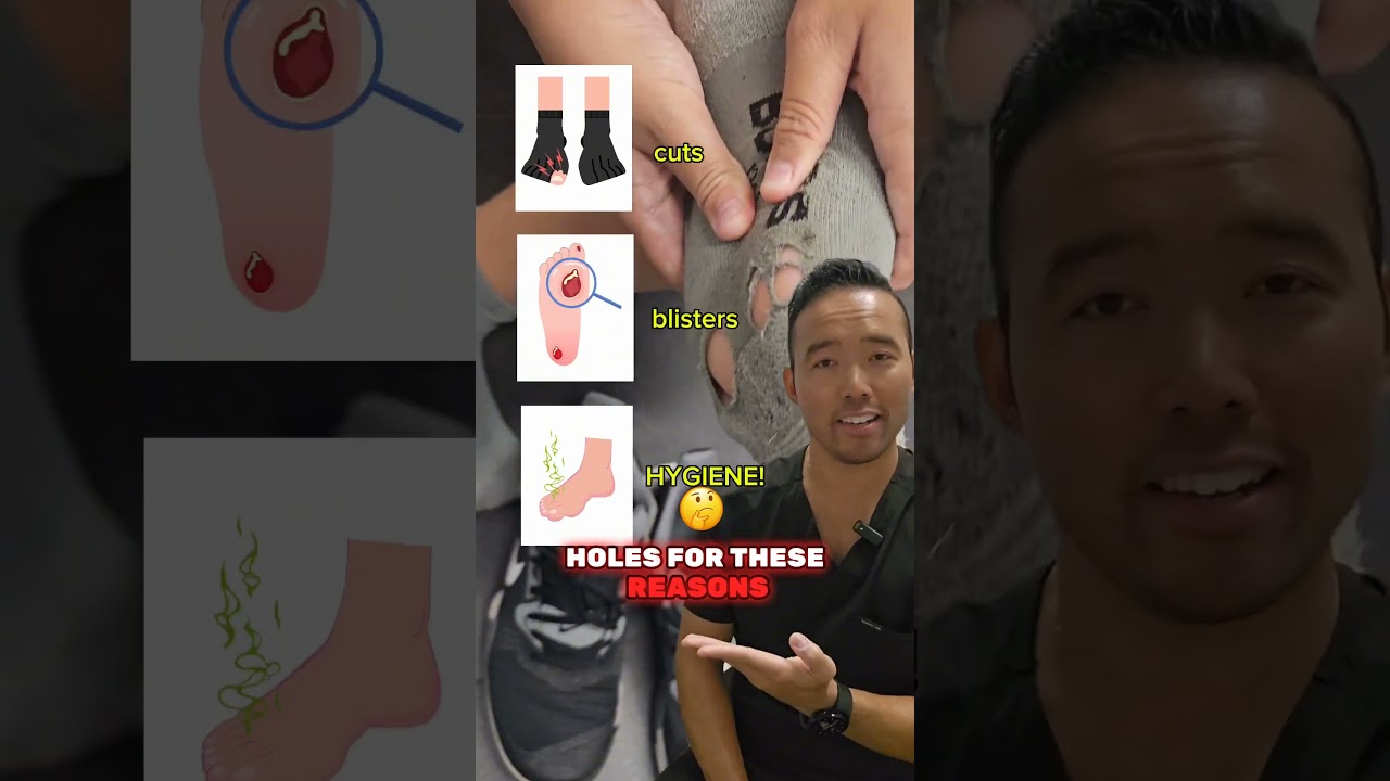 🚨⛔️ Holes in socks are BAD! #activeshoes #shoes #socks #footwear