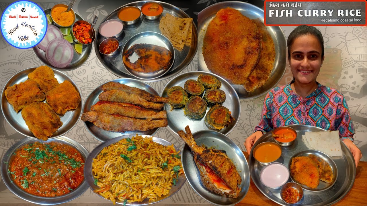 GSB Karvar & Goan Konkani Cuisine | Chonak-Surmai-Rawas Thali | Prawns Aluwadi @ Fish Curry Rice
