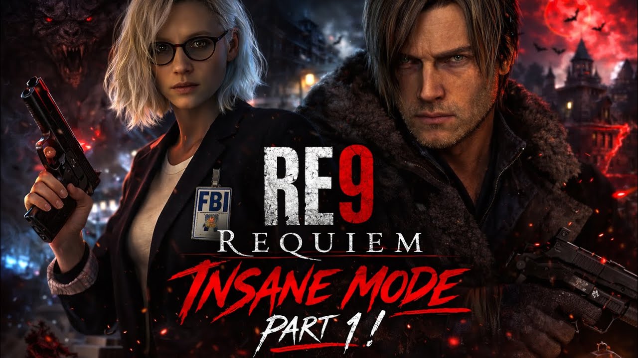 INSANITY MODE ! RESIDENT EVIL 9: REQUIEM - LIVE ! (PS5) Part 8