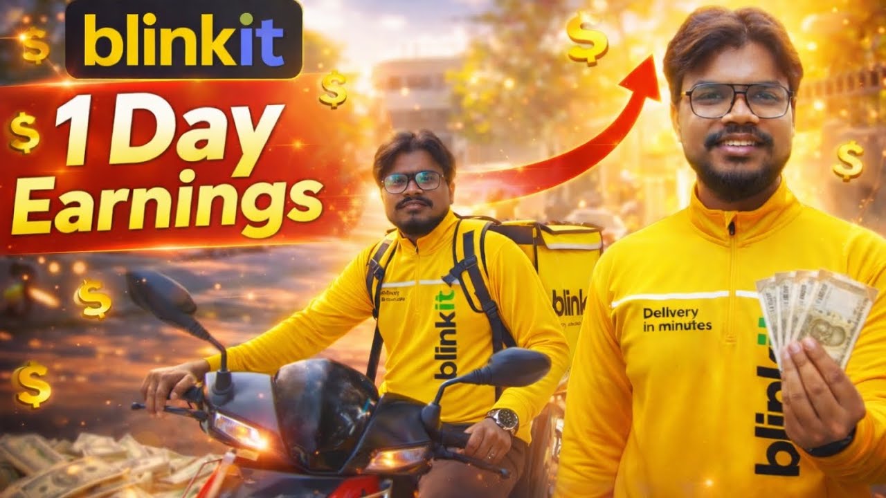 Blinkit rider  one day earning💲💲😍 | just chill vlogs