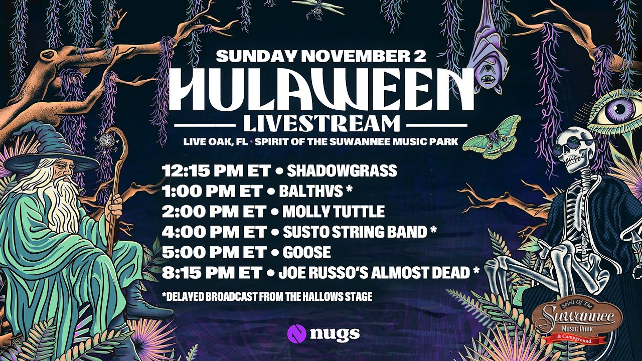 Goose 11/02/2025 Live from Hulaween at Suwannee Music Park, FL Set Opener
