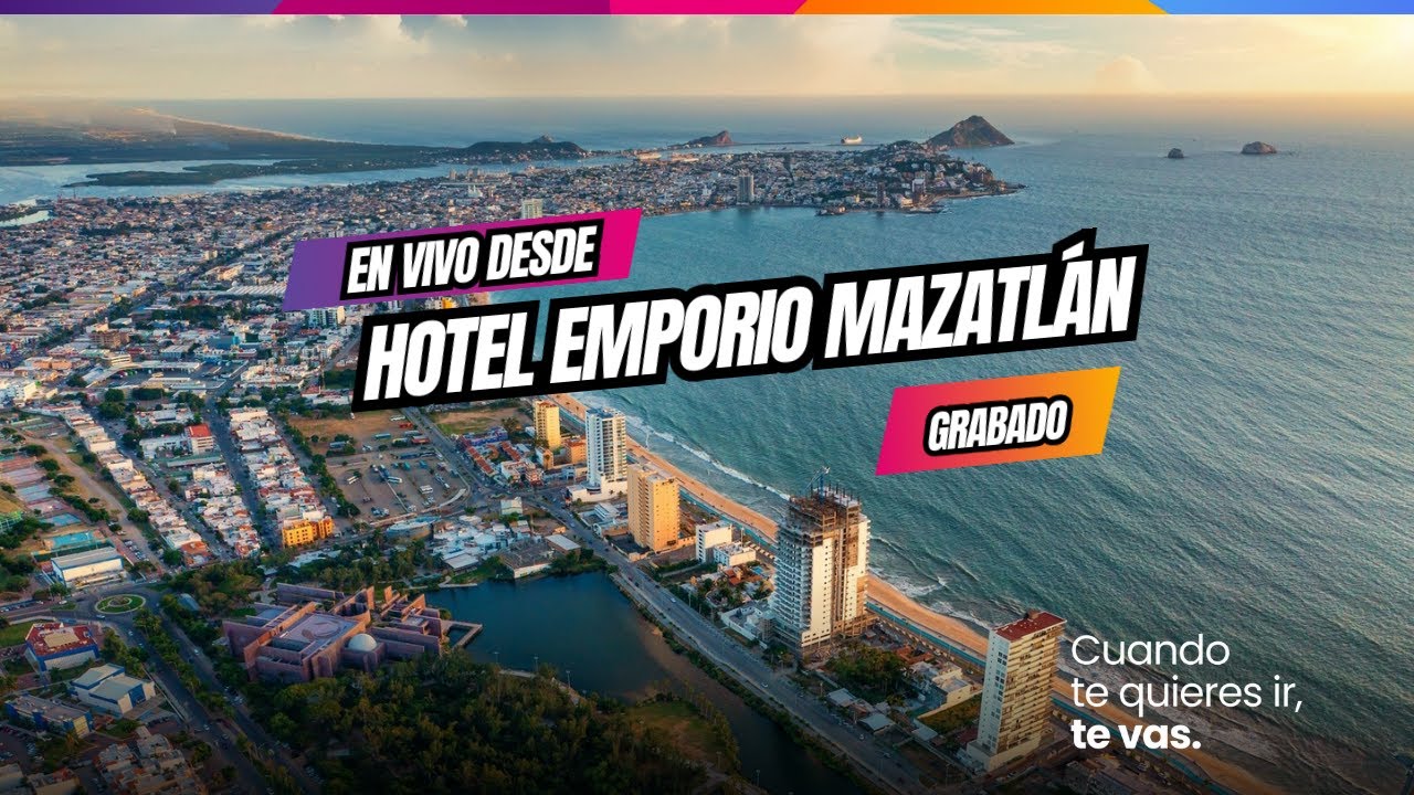 Emporio Mazatlán, descanso frente al Pacífico en el corazón del malecón