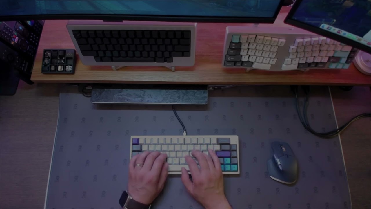 TGR 910 GSK Aluminum Plate Popu Switches Sound Test