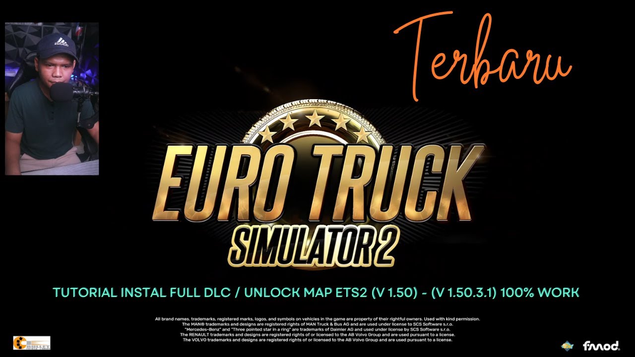 Tutorial Instal Unlock Full Map/DLC Ets2 Versi 1.50 - 1.51.1.1 Gratis Dan 100% Berhasil.