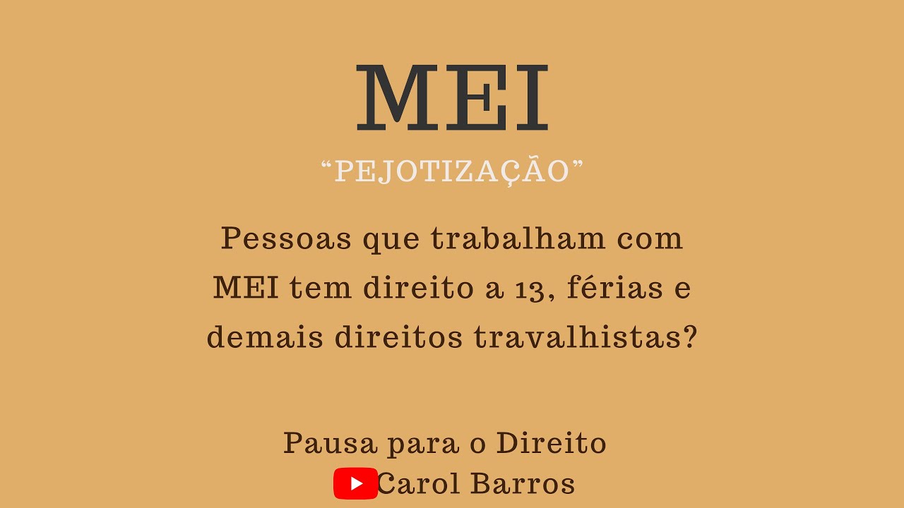 MEI x DIREITOS TRABALHISTAS