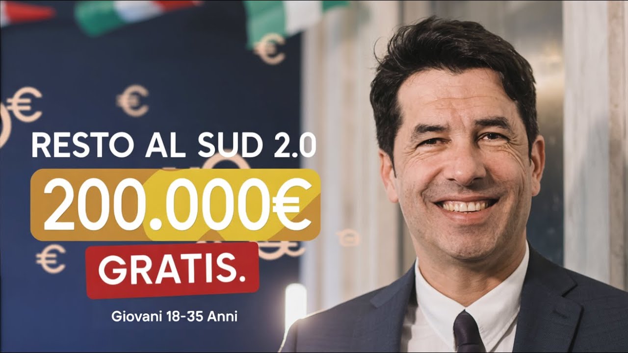 💰 200.000€ GRATIS per Giovani del Sud! Resto al Sud 2.0 Sta per Aprire