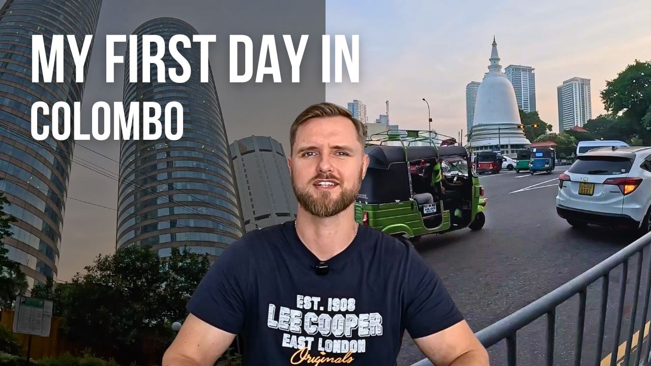 A Day in Colombo, Sri Lanka 🇱🇰 | Train Ride, Busy Streets, Food & Bus Journey