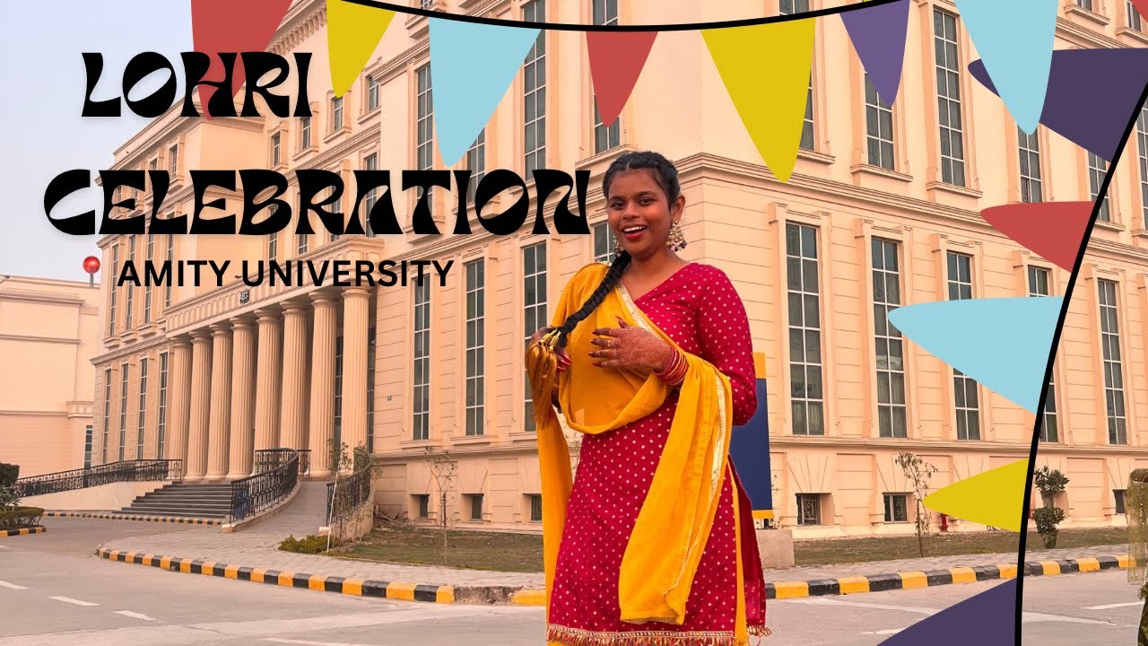 Lohri 2025 at Amity Lucknow 🕺🏻 | AMITY UNIVERSITY | Hostel life 🐥