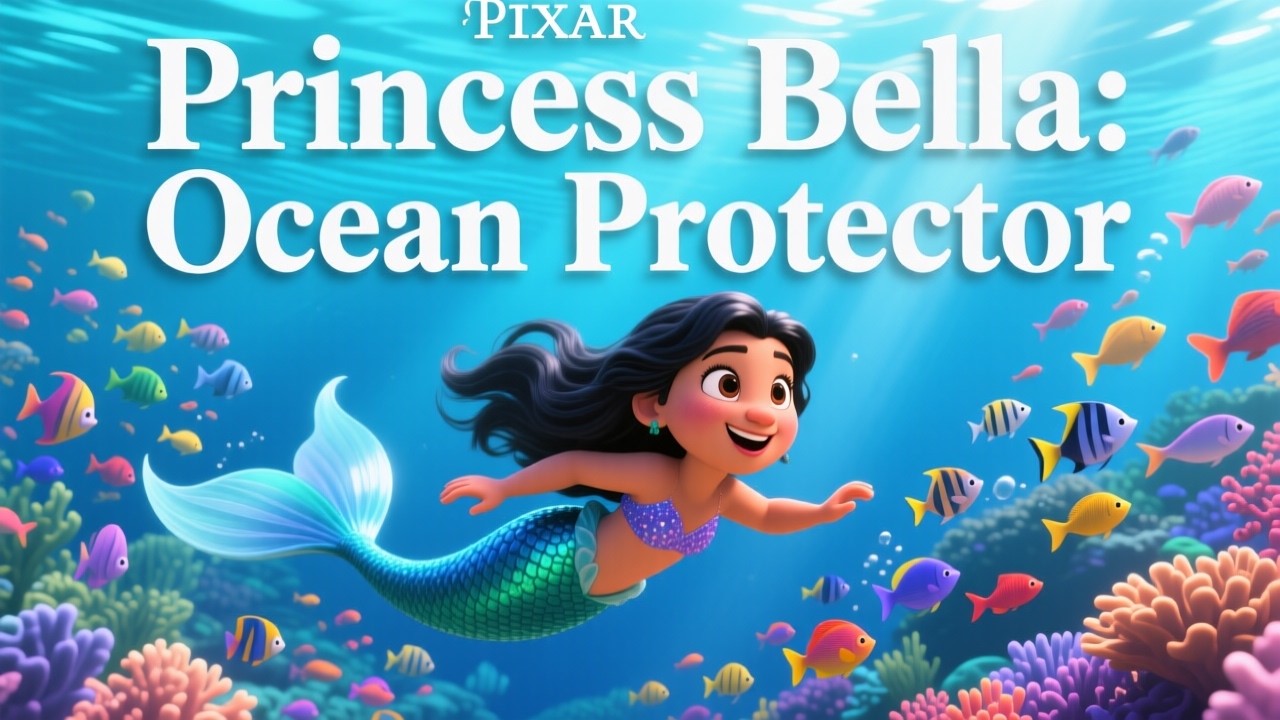 Bella The Mermaid As The Ocean Protector .