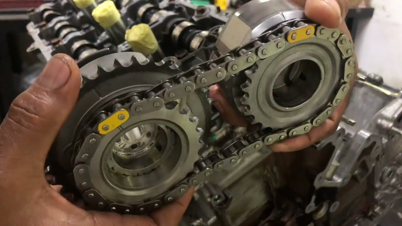 How to setup timing chain 1UR FE V8 toyota tundra