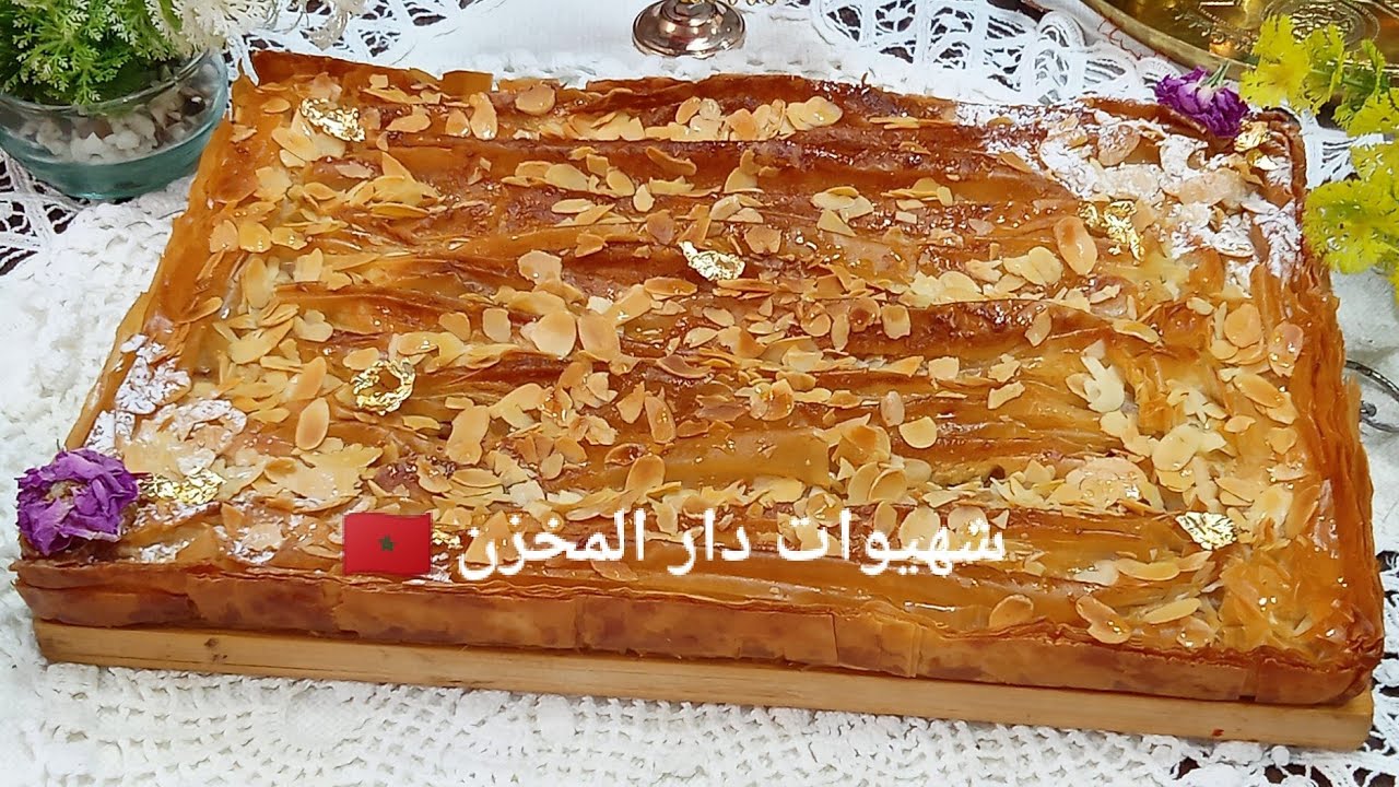لالة الكيكات للضيافة ولعراضات ديال الضخامه😍 وصفتي المبتكرة والحصرية لكيكة مخشخشة ومعلكة كتسطي بالبنه