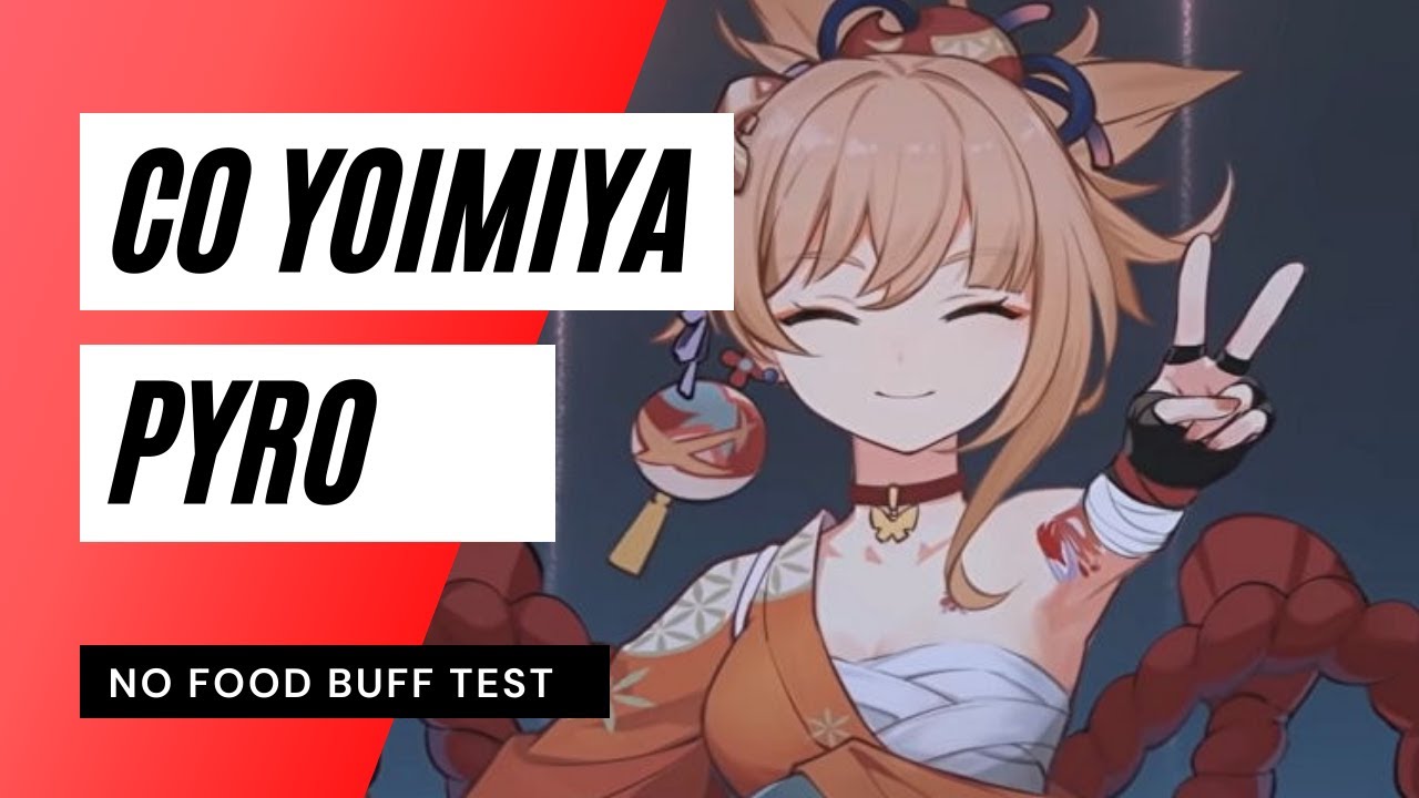 C0 Yoimiya Damage test No Food Buffs