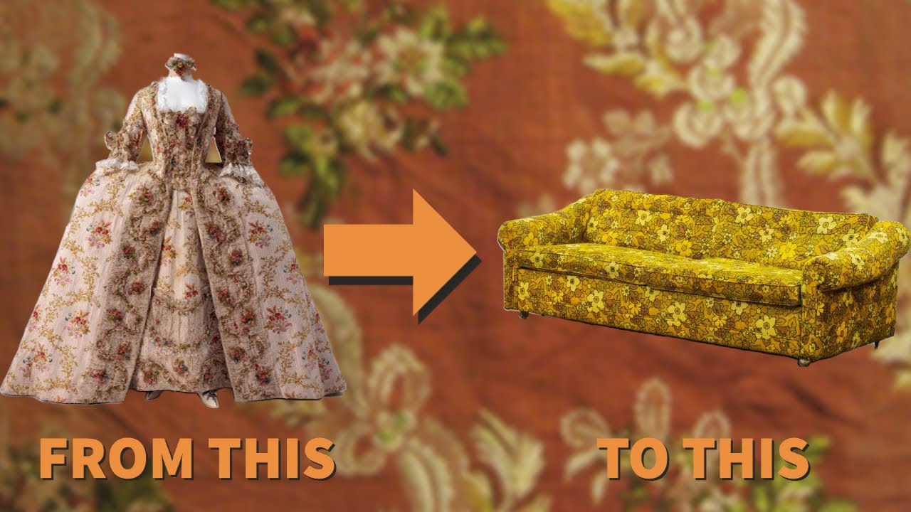 From Court Dress to Your Grandma’s Couch- The Many Lives of a Sacque Back Gown
