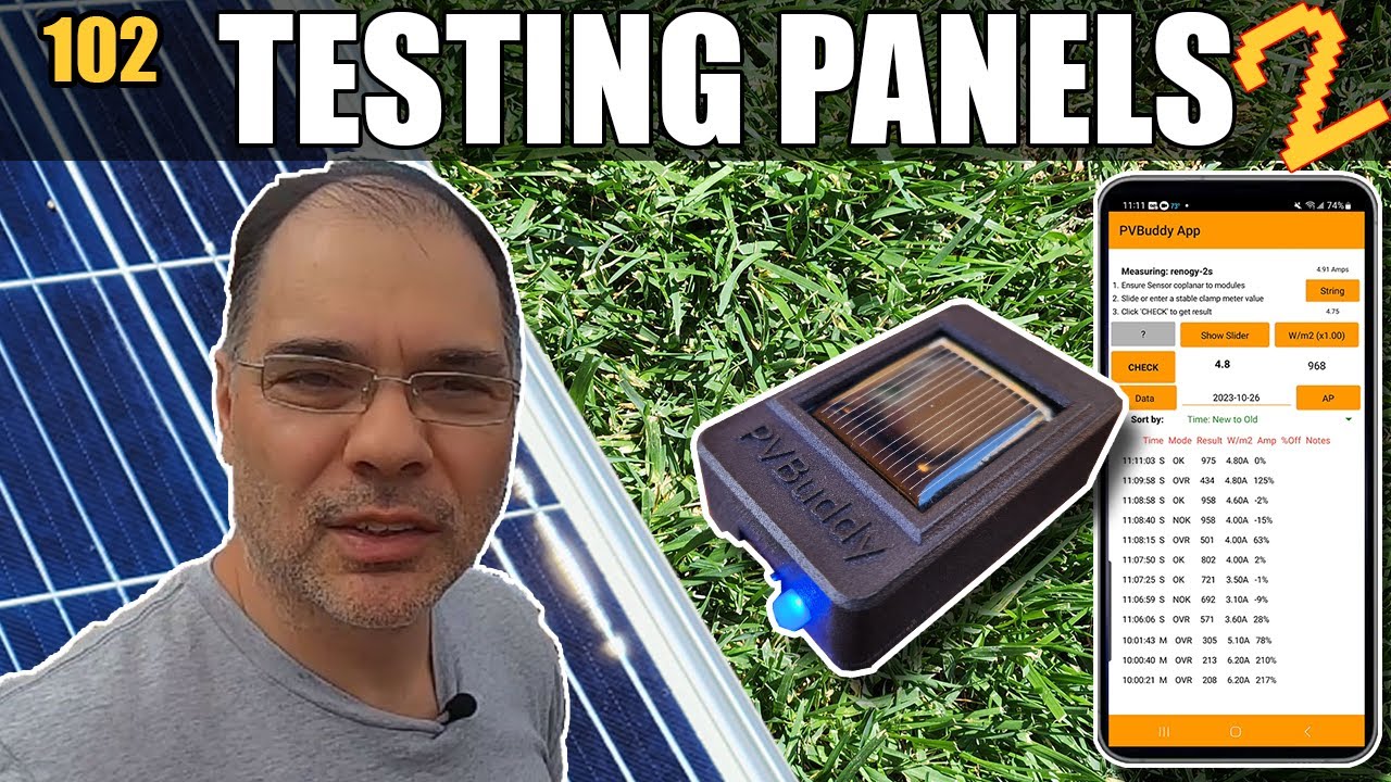 Testing Panels With an Irradiance Sensor - Better Than MPPT?