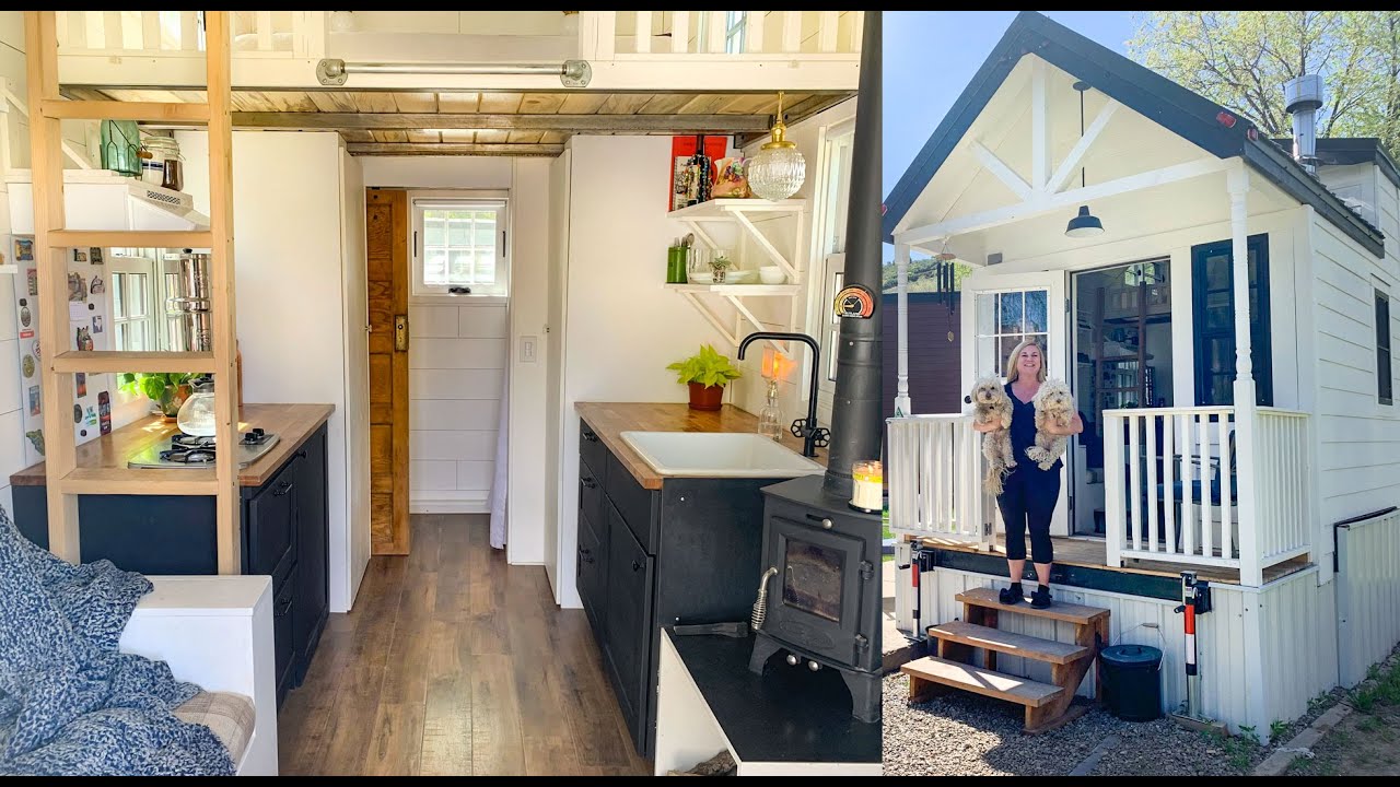 Her 103 SqFt Dream Tiny House - Living Debt Free In A $50k Micro Tiny Home