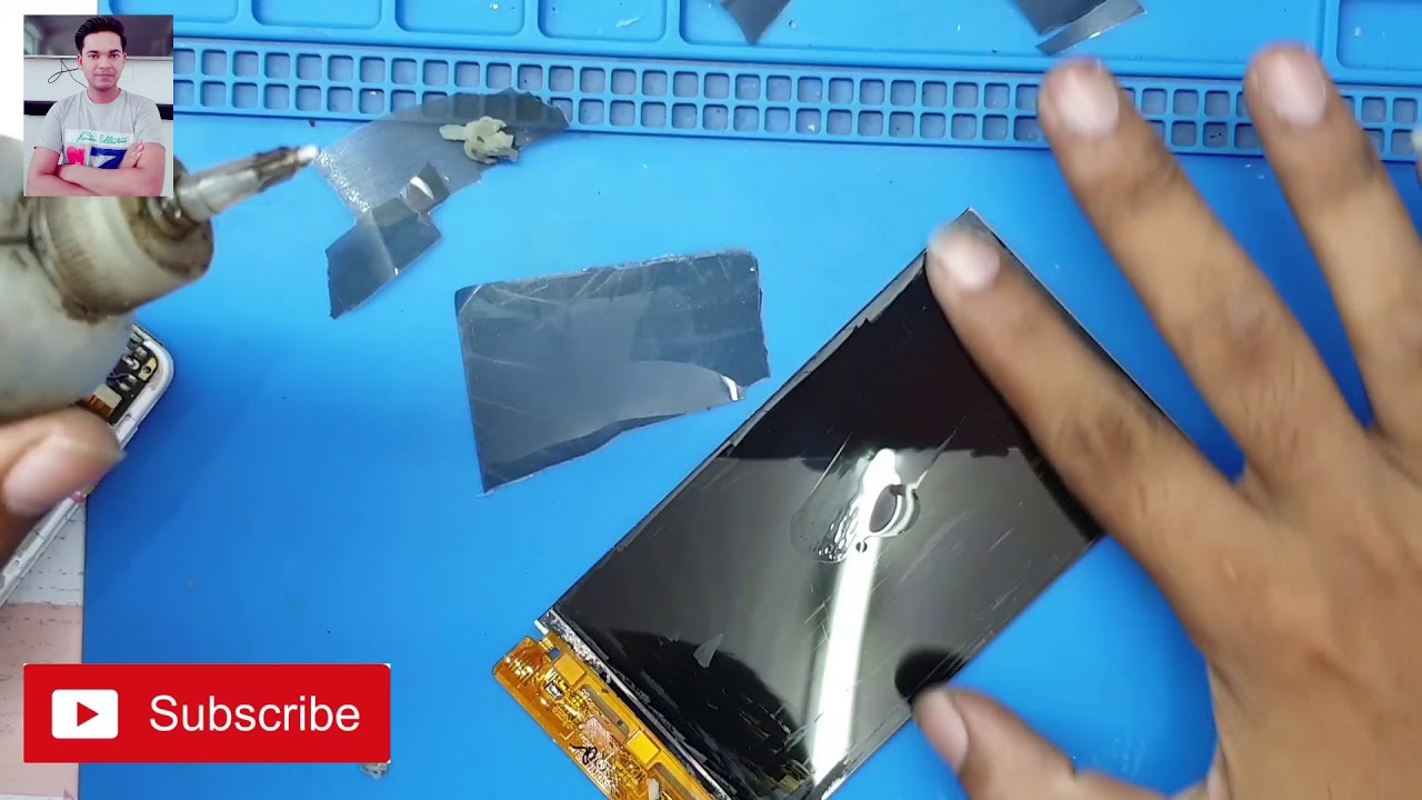 How to remove polariser film & clean gluewithout machine