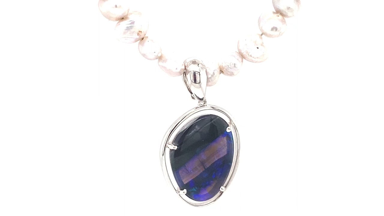 Blue striped opal Pearl Enhancer