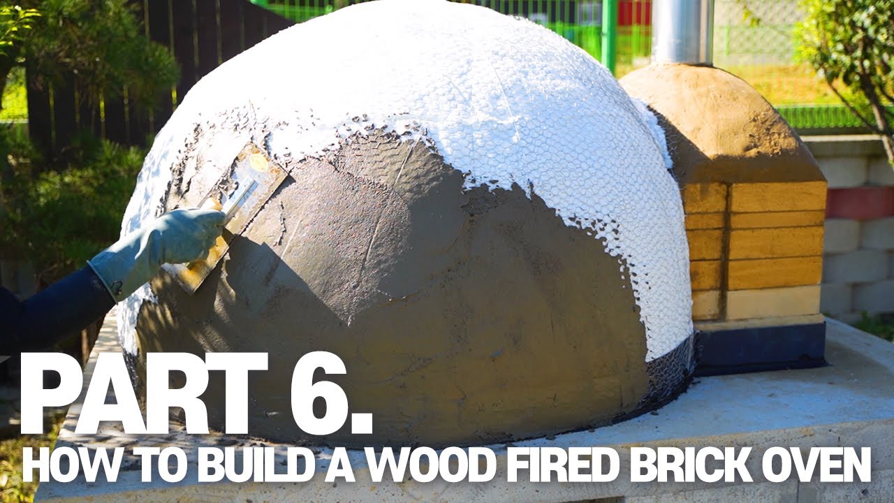 (SUB)6️⃣ 서양식 정통화덕 만들기!! PART6. 화덕마감작업｜How to Build A Wood Fired Brick Oven｜DIY Pizza Oven Making