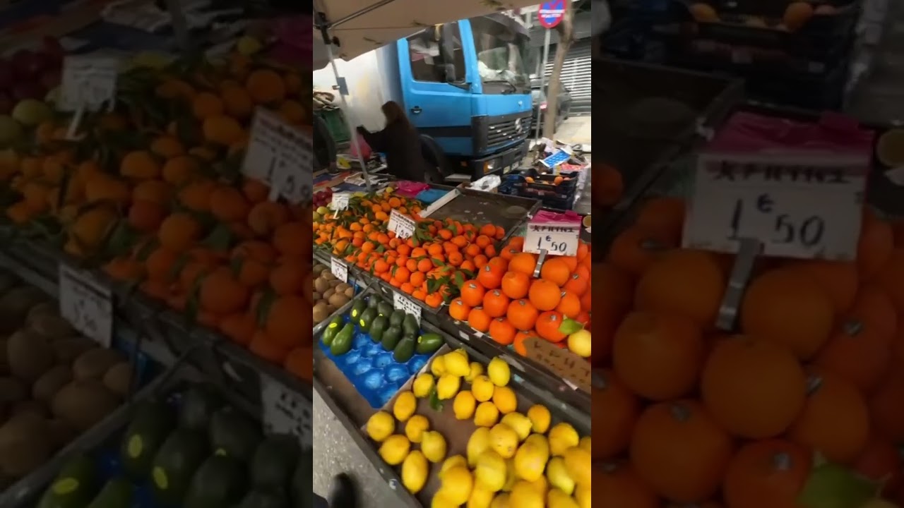 Базар или street market в Греции. Начало 2026. 