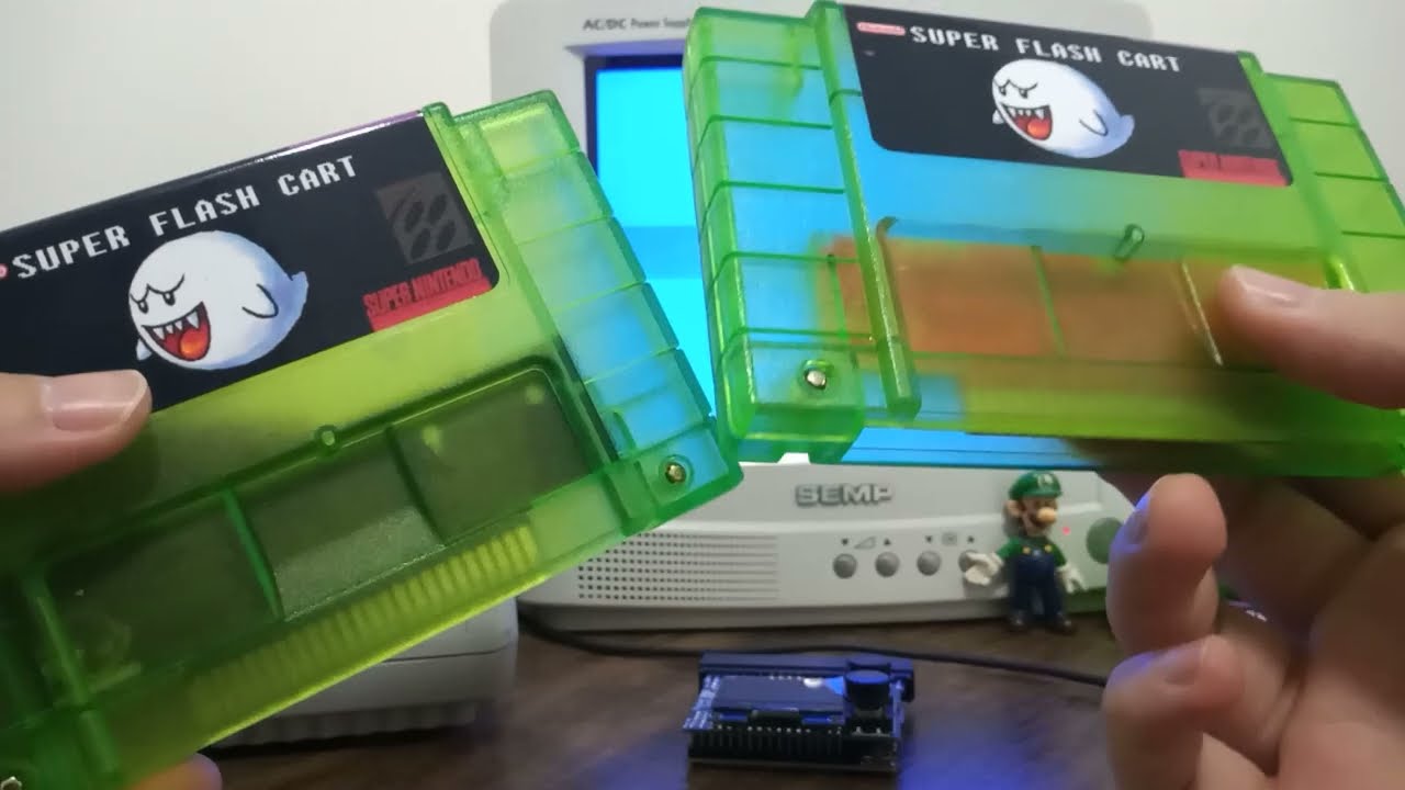 SNES Flash Cart - SFC Kit / Gravando novas ROMs e Saves