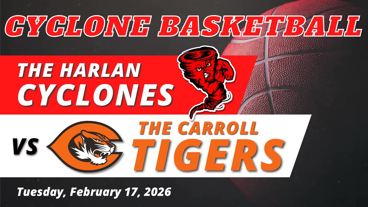HCHS Boys Basketball - Harlan vs Carroll - 2/17/26