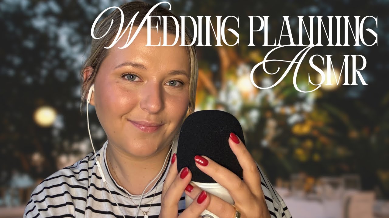 ASMR wedding planning tips (whispered & soft spoken)