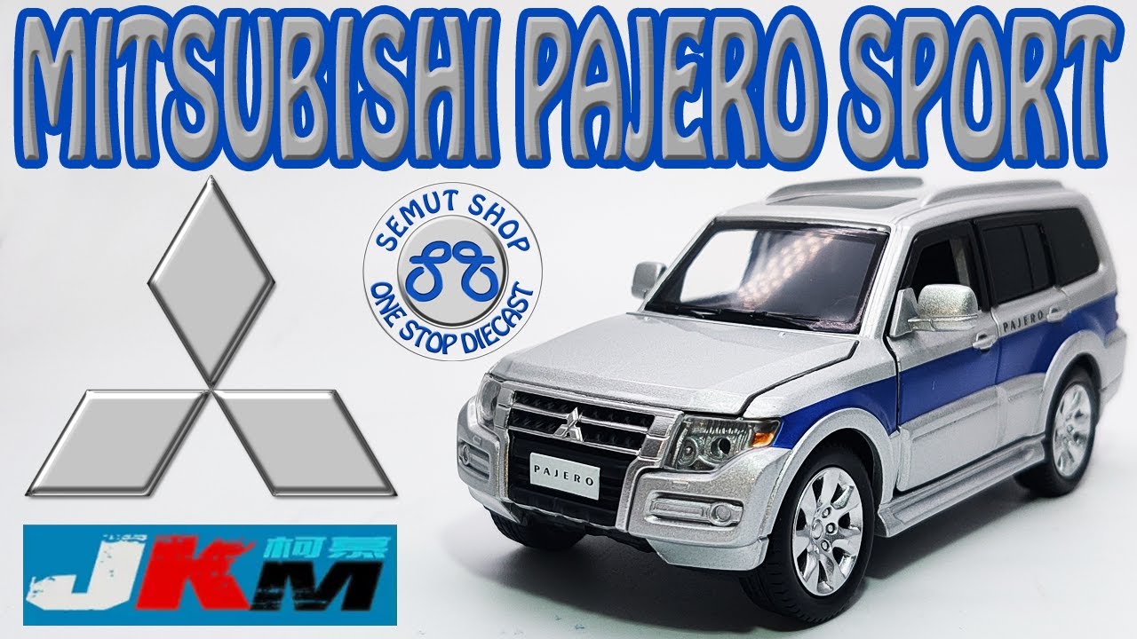 JackieKim Diecast 1:32 Mitsubishi Pajero Sport 2 Warna Miniatur Diecast Mobil Pajero Sport Unboxing